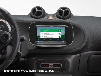 Produktbild von Alpine KIT-W997SMTB | Einbauset Smart Fortwo / Forfour (BR453)
