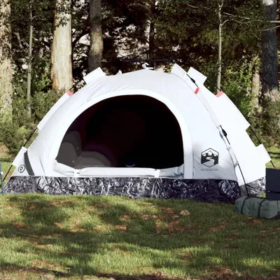 Produktbild von Möbel Campingzelt 2 Personen Weiß Verdunkelungsstoff Quick Release - Campingzelte 4004164