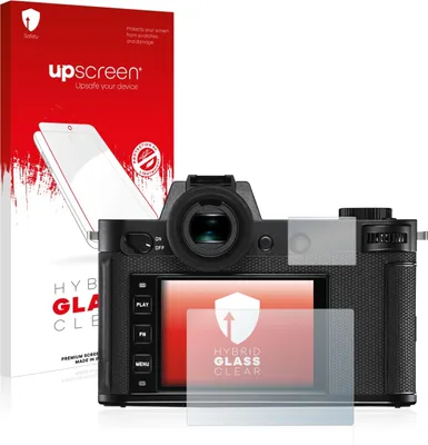 Produktbild von upscreen Schutzglas für Leica SL2 Schutzfolie Panzer Folie Glas Display Schutz klar