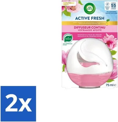 Obrázok produktu pre Air Wick – osviežovač vzduchu – Deco Sphere Magnólia & Kvet čerešne – 75 ml – výhodné balenie – 2 kusy