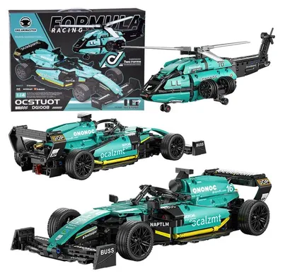 Obrázok produktu pre Technická stavebnica 2v1 Formula 1/Helikoptéra, 736ks Jokomisiada