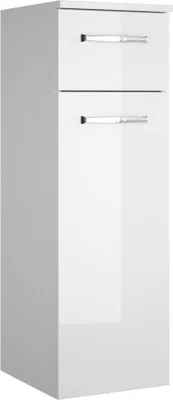 Produktbild von PELIPAL TRENTINO Highboard / Weiß Hgl. / 30 x 90,5 x 33 cm