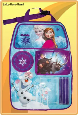 Produktbild von Disney Die Eiskönigin Rückenlehnentasche Auto Spielzeugtasche Elsa Anna Olaf Schneemann