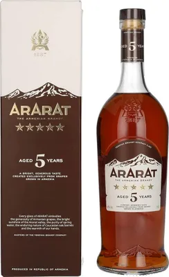 Produktbild von Brandy Ararat 5Jahre 40% 0,7L
