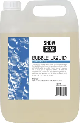 Produktbild von Showgear Bubble Liquid 5 Liter - Konzentrat