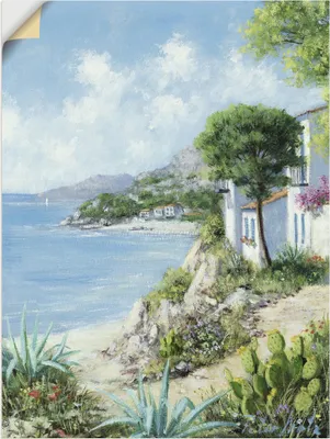 Produktbild von ARTland Wandbild, selbstklebend Weg zum Meer Größe: 45x60 cm