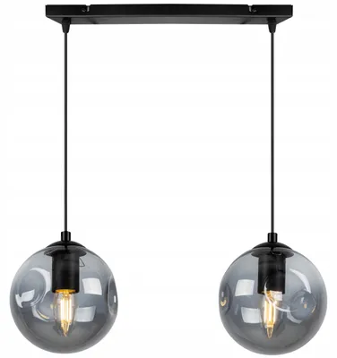 Produktbild von Moderne Pendelleuchte Glas – Elegante Hängelampe mit Glas Lampenschirm Deckenleuchte