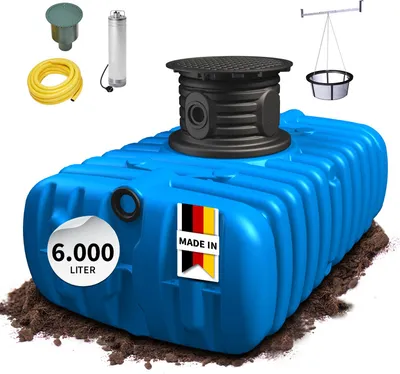 Produktbild von 4rain FLAT S Flachtank-Paket 6000 Liter Garten-Comfort