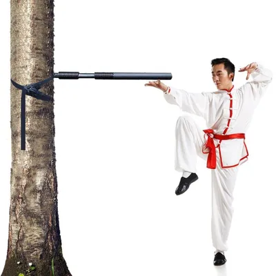 Productafbeelding van Wing Chun houten trainingspop, draagbare trainingspop voor vechtsporten