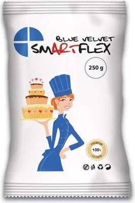 Produktbild von SmartFlex Fondant Blau Velvet 250g