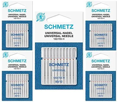 Nähmaschinennadeln Universal 80/12, 10 Stück, 5er-Pack