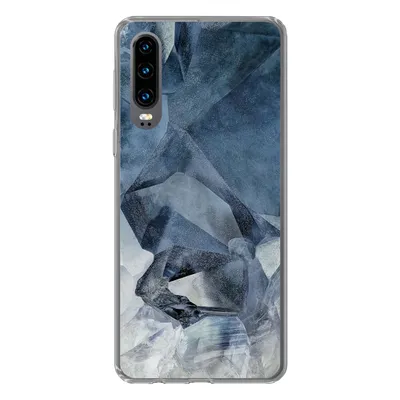 Produktbild von MuchoWow® Handyhülle Schutzhülle Hülle für Huawei P30 Edelstein - Natursteine - Mineralien Silikon Softcase Handy Hülle - Kartenbesitzer