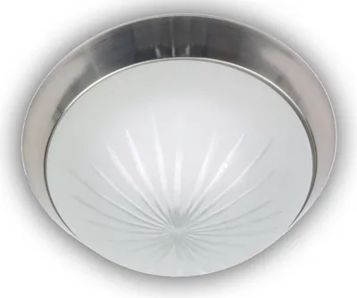Produktbild von Niermann LED 12W Deckenleuchte Schliffglas satiniert, Nickel matt, 35cm, warmweiss,  Germany