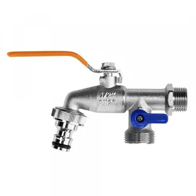 Produktbild von BRADAS Záhradný ventil G 1/2", 2 x koncovka G 3/4" BR-GKK0512