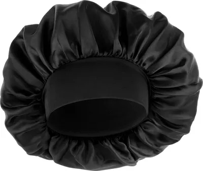 Produktbild von Seiden Schlafmütze für Herren - Weiche Satinmütze mit verstellbarem elastischem Band