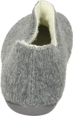 Produktbild von Manitu Damen Hausschuh Stiefelette Schlupfschuh Wollfilz Warmfutter, Größe:37 EU, Farbe:Grau