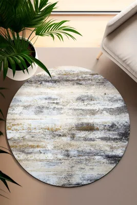 Image de Conceptum Hypnose, CT-2096 Y, tapis, multicolore, 160 x 160 cm, 100 % POLYESTER