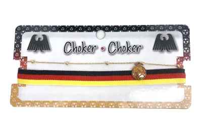 Zdjęcie produktu dla Naszyjnik choker Mistrzostwa Europy/Mistrzostwa Świata w piłce nożnej Niemcy - Nurek
