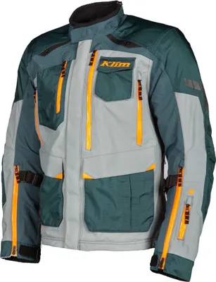Produktbild von Klim Carlsbad Gore-Tex Motorrad Textiljacke, hellgrau/grün, 2XL