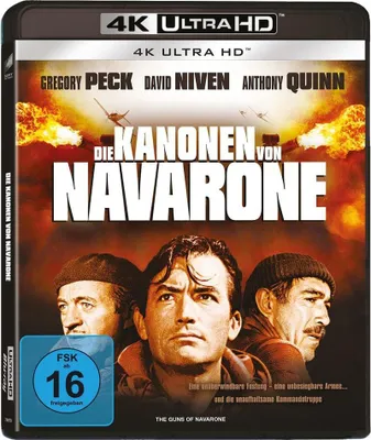 Obrázek produktu pro PLAION 1129650, Film, Blu-ray, Německý, Angličtina, Francouzština, Španělština, Čeština, 156 min, The Guns of Navarone, Dobrodružství
