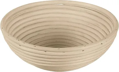 Produktbild von Gärkörbchen rund, Ø 25 cm, Peddigrohr, Brotkorb für Teige und Brote bis 2000 g