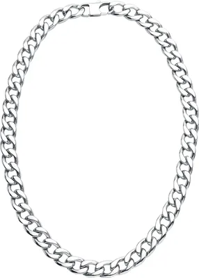 Produktbild von etNox hard and heavy Halskette Herren Panzerkette silberfarben 60 cm