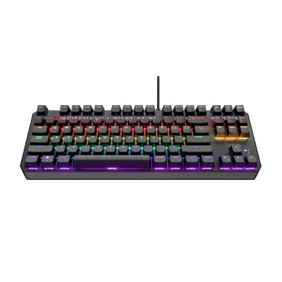 Produktbild von Trust GXT 834 CALLAZ, Kabelgebunden, USB, Mechanischer Switch, QWERTY, RGB-LED, Schwarz