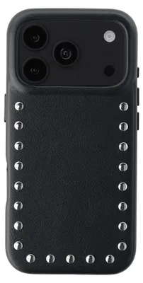 Zdjęcie produktu dla Etui Selencia Studs na tylną część obudowy, kompatybilne z systemem MagSafe, dla Apple iPhone 18 Pro Max / 17 Pro Max - kolor: Velvet Black