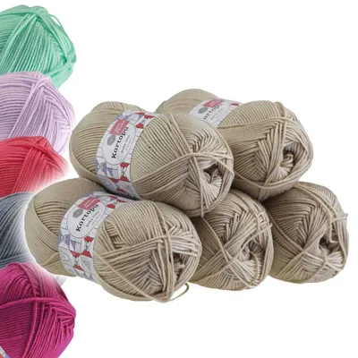 5x100g Strickgarn Kartopu BABY ONE sand