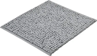 Produktbild von Kleine Wolke Badteppich BRAVA Silbergrau 60 x 60 cm