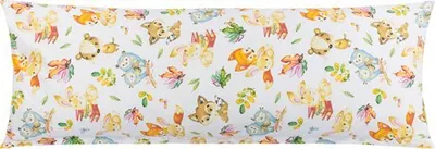 Produktbild von Poszewka na poduszkę relaksacyjną - 45x120 cm - Pomarańczowy, Niebieski, Biały