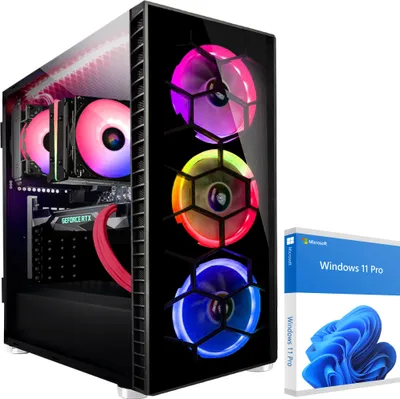 Produktbild von KRAFTPC High End Gaming-PC AMD Ryzen7 8700F - GeForce RTX5060 Ti 16GB - 1TB M.2 SSD - 32GB DDR5 - Win11 - WLAN - Gamer PC Desktop PC Gaming Computer