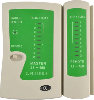 Zdjęcie produktu dla ISO 423 Tester kabli RJ11, RJ12, RJ45, kontrola LED