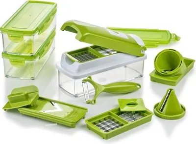 Imagen del producto de Famanu: Juego de cuchillos y ralladores de 16 piezas, versátil y ergonómico