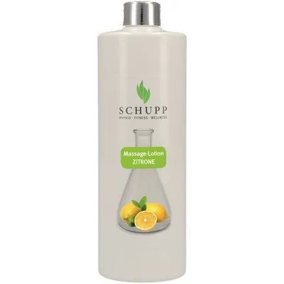 Produktbild von Massageemulsion Zitrone, 500 ml mit Spender