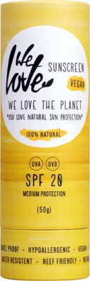 Produktbild von We Love The Planet Sunscreen Stick Spf20 Vegan (50 gr)