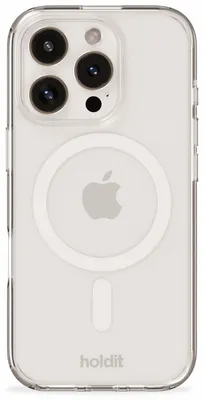 Productafbeelding van Holdit MagSafe Case voor de Apple iPhone 16 Pro Max - Transparent / White