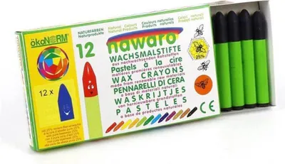 Produktbild von ökoNorm Wachskreide nawaro 12 Stück - ultramarinblau