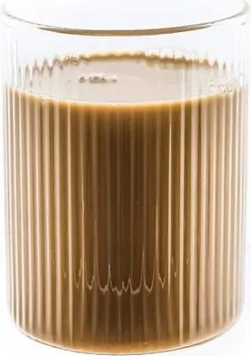 Image de Mulex 2 pcs. Set de verres à latte macchiato Verres à thé Riffle Design Verre en borosilicate 300 ml