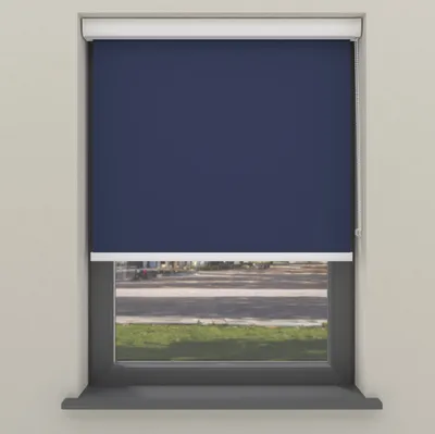 Produktbild von Cocoon Home KassettenRollo ohne Bohren 120x175 - Verdunkelnd - Jeans-Blau