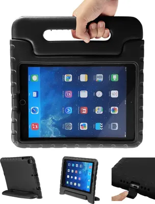 Immagine prodotto di iPad 6 2018 9,7 pollici, iPad 5 2017 9,7 pollici custodia: imoshion Back Cover con maniglia blocco di sicurezza per bambini