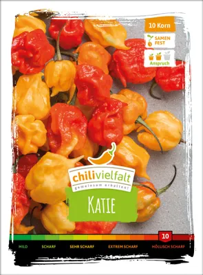 Produktbild von Chili Katie | Chilisamen von Chilivielfalt, Einzelartikel / komplette VE:Einzelartikel