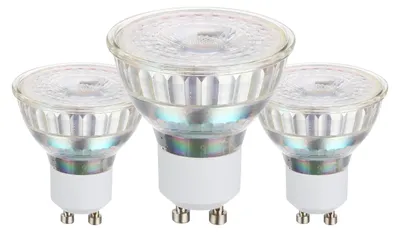 Productafbeelding van LED-lamp, GU10, 3 x 4,5W, 3000K, lengte: 5,2 cm, diameter: 5 cm