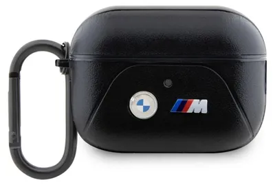 Image de BMW BMAP222PVTK AirPods Pro 2 (2022/2023) cover noir Curved Line Housse de protection