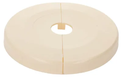 Produktbild von tecuro Scharnierrosette Ø 16 mm x Ø 85 mm x 8 mm - Kunststoff ABS weiß