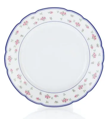 Produktbild von Thun 1794 Rose, Dessertteller, 19 cm, Thun, Rosen, blauer Rand