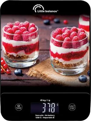 Zdjęcie produktu dla Elektroniczna waga kuchenna (10 kg) – kolorowa Little Balance 8846