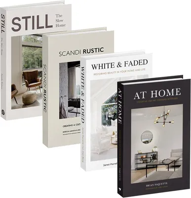 Productafbeelding van Decoratieve Boekendoos - Set van 4 - Papier - Modern