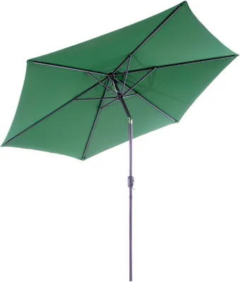 Produktbild von VCM Sonnenschirm Ø 2,9m | Schirm mit Kurbel | neigbar wasserabweisend | UV-Schutz 50 + | Grün