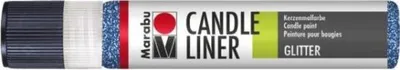 Zdjęcie produktu dla Marabu Candle-Liner, Niebieski, Farba na bazie wody, Płynny, 25 ml, 1 szt.